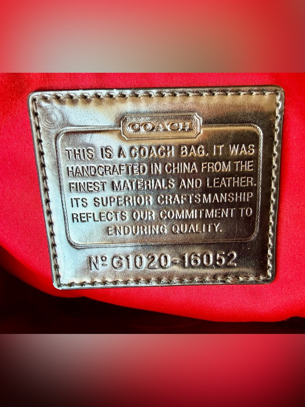 Coach Poppy Large Glam Tote with Graffiti Print and 3 Coach Hangtags! EUC! - Picture 9 of 14